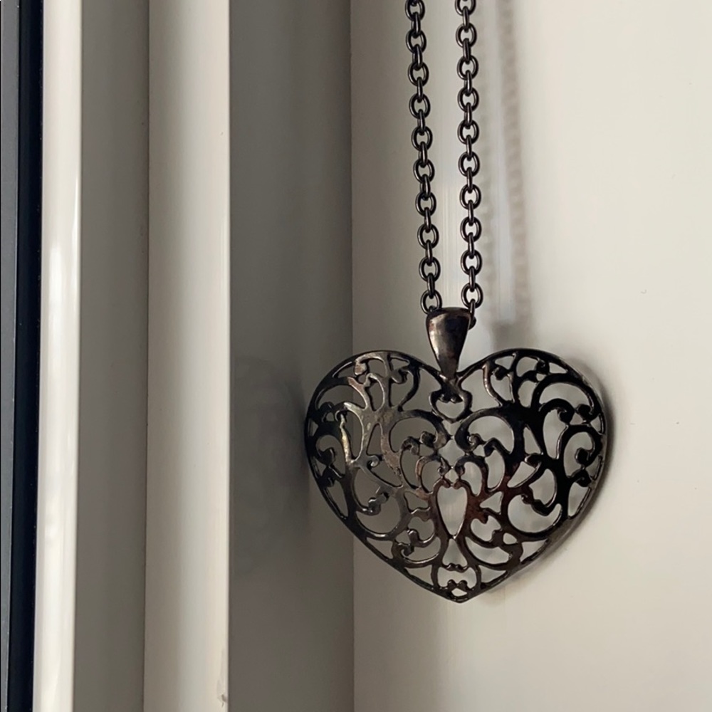 Heart Necklace - Long Chain